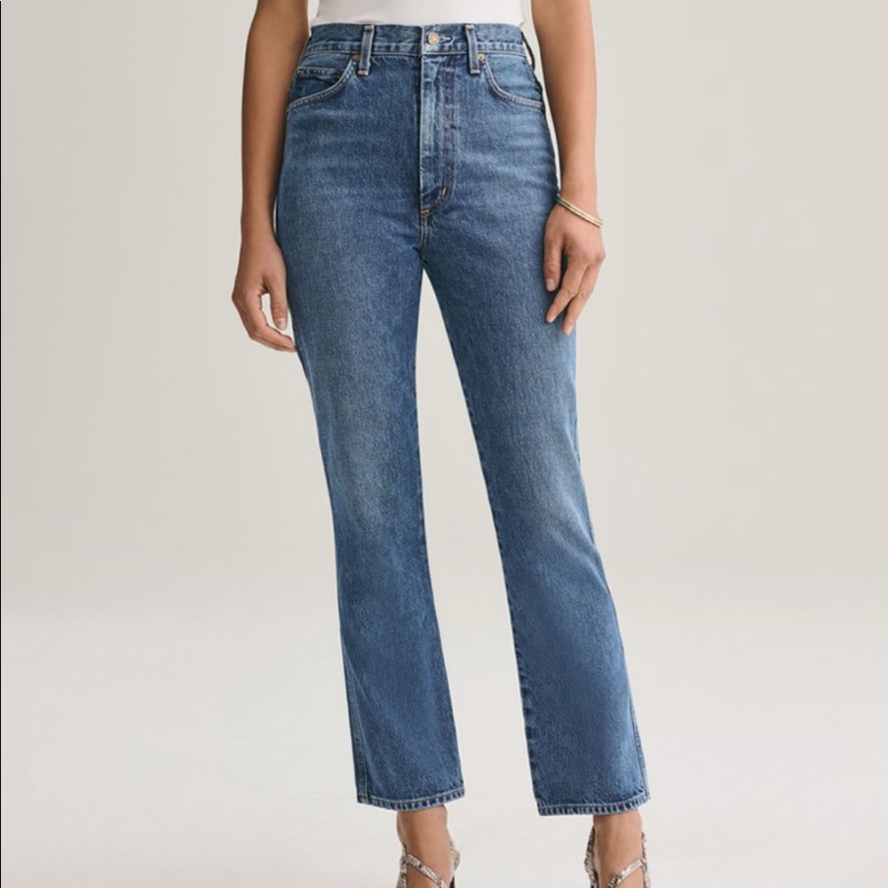 Agolde Pinch Waist High Rise Kick Jeans